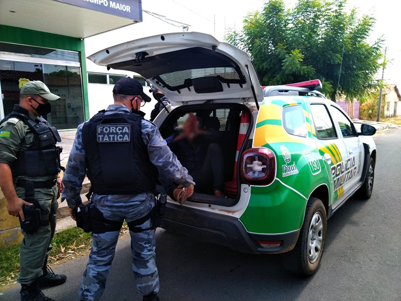 Suspeito de assassinar mototaxista a pedradas é preso pela polícia em Campo Maior PI
