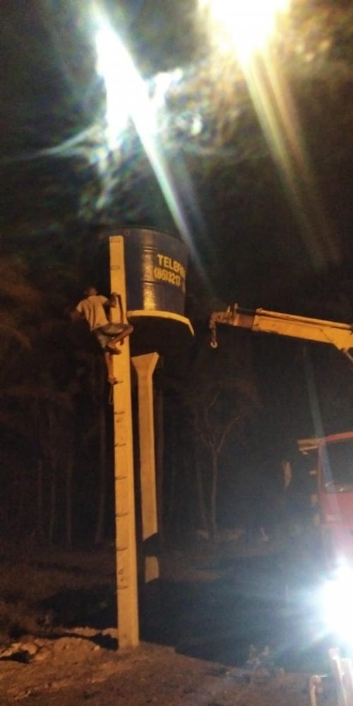 Prefeito Edilson Capote autoriza Instalação de bases para Abastecimento de água na zona urbana e rural de Barras PI