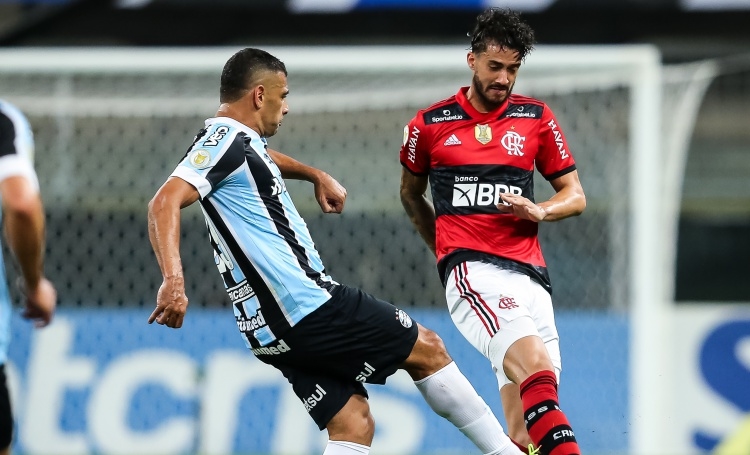 Grêmio e Flamengo duelam pelo Brasileirão Assaí/Créditos: Pedro H. Tesch/AGIF