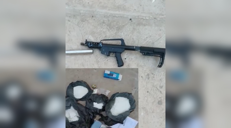 Polícia apreende metralhadora caseira, cocaína e munições em Teresina PI