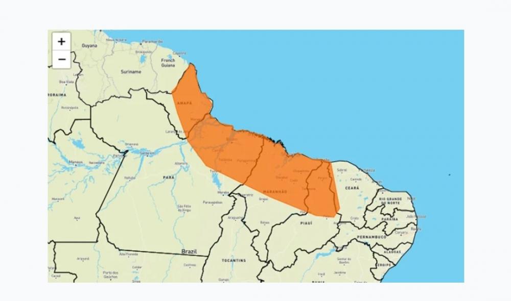 Inmet emite alerta de perigo de chuvas intensas para 113 cidades do Piauí