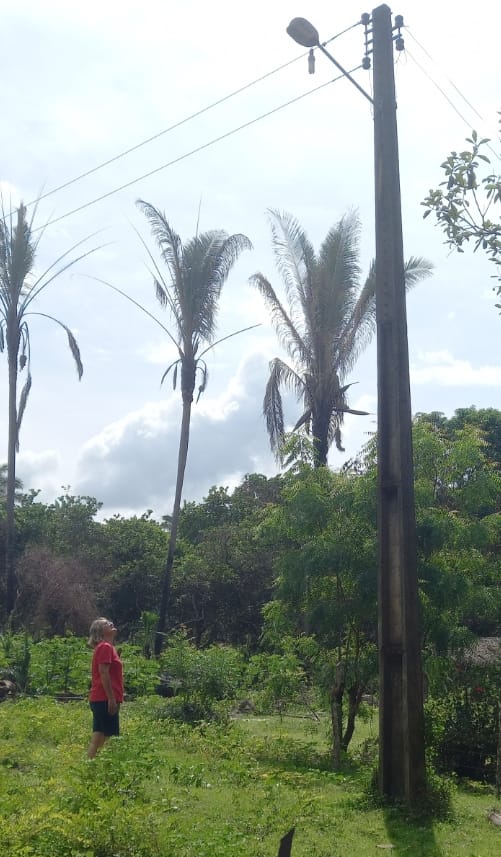 Vice prefeita Cinara Lages acompanha Iluminação nas localidades Barro Preto, Bonfim e Morada Nova