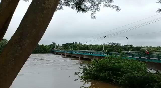 Rio Longá transborda em Esperantina após fortes chuvas na região Norte