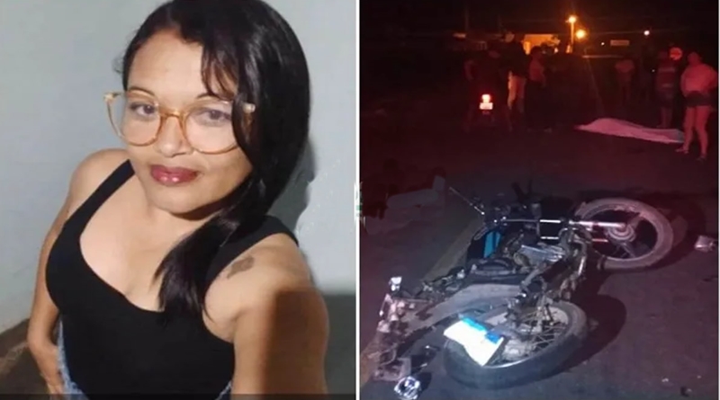Acidente entre carro e moto deixa mulher morta e homem ferido em Pio IX