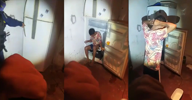 Menor de 17 anos é apreendido dentro de geladeira ao tentar fugir da polícia no Piauí