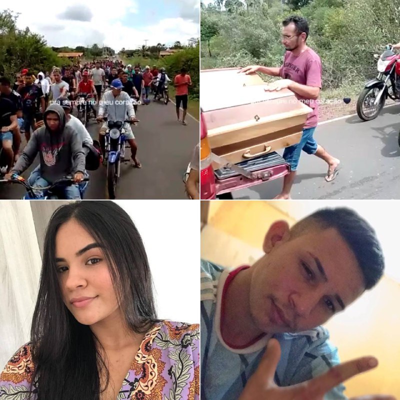 Corpos de irmãos são sepultados sob forte comoção em Sigefredo Pacheco