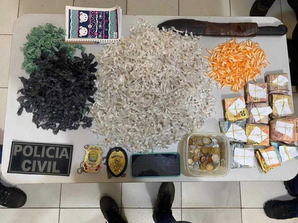PC-PI: busca e apreensão resulta na prisão de um indivíduo com mais de duas mil pedras de crack