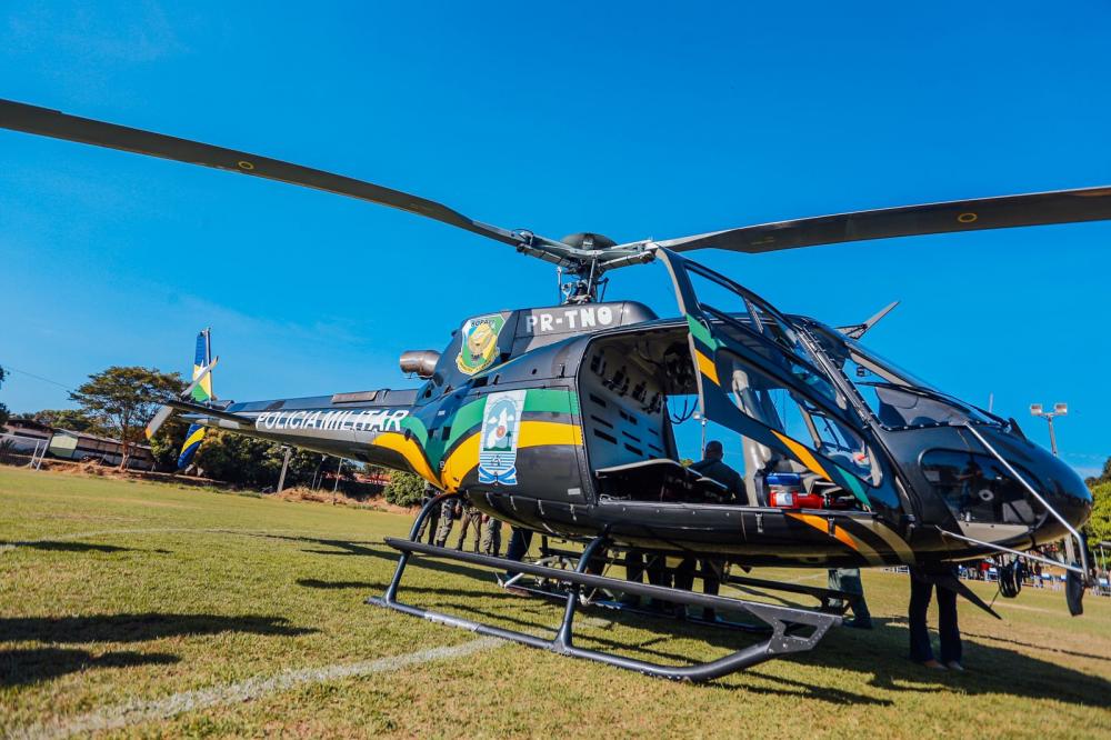 Solenidade de entrega do novo helicóptero da PM-PI é realizada nessa terça; veja fotos