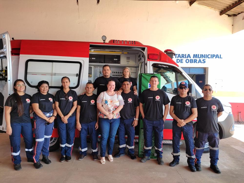 SAMU em Barras PI recebe novos equipamentos, fardamentos e uma ambulância nova