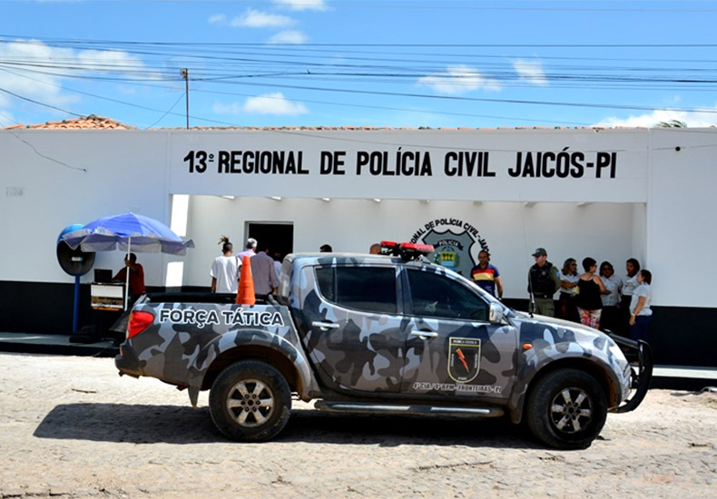 Preso foi levado para a delegacia de Jaicós (Foto: arquivo Cidadesnanet)