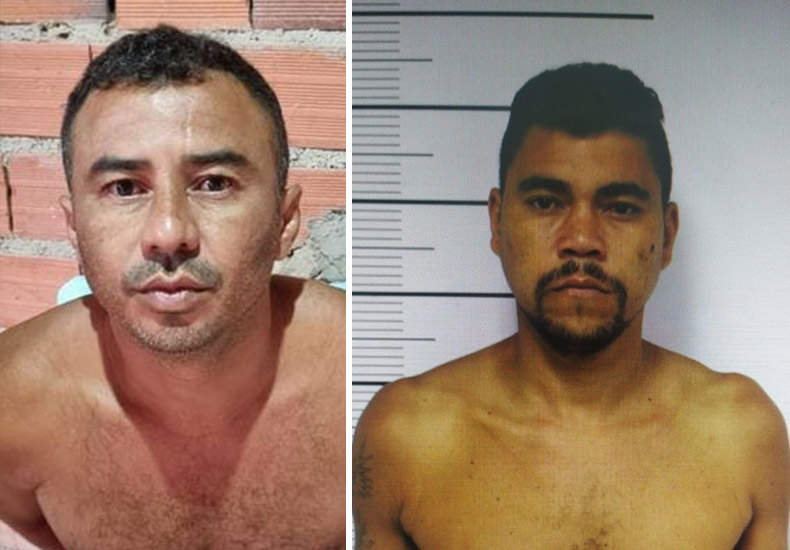 Foto: Divulgação/ Ascom PC-PI Francisco das Chagas, vulgo Barriga, e Reidiomar de Lima