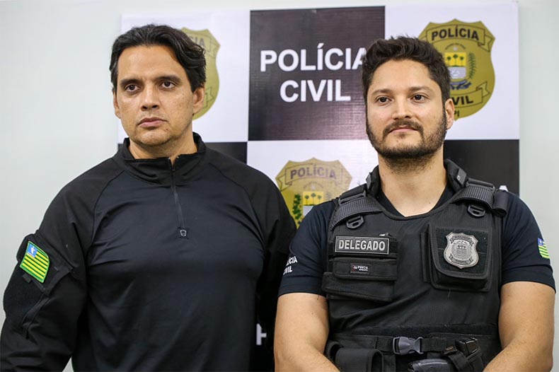 Delegados Humberto Mácola e Alisson Macedo